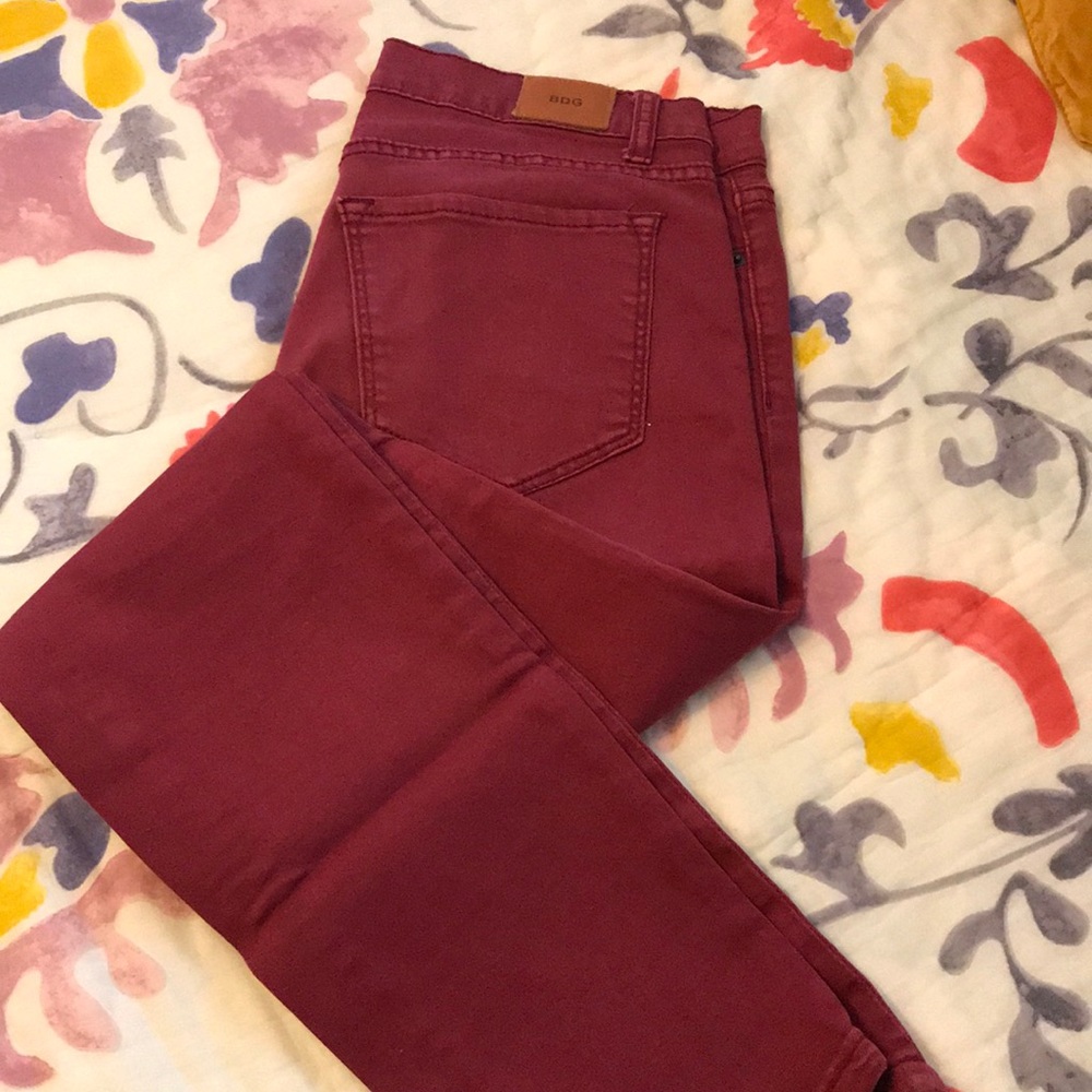 Urban Outfitters BDG maroon jeans